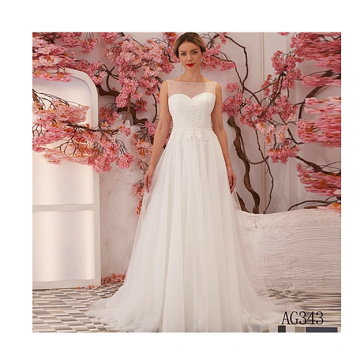 Custom Made Vestido de Noiva Satin Detachable Overskirt wedding dress bridal gowns elegant